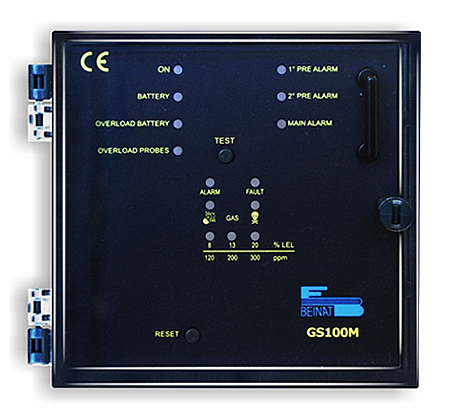 Bộ điều khiển trung tâm dùng cho đầu dò công nghiệp (loại 1 đầu dò khí) GS100M
